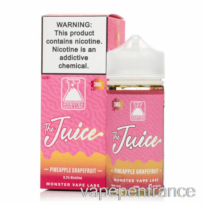 Ananas Pamplemousse - Le Jus - 100ml 0mg Stylo Vape